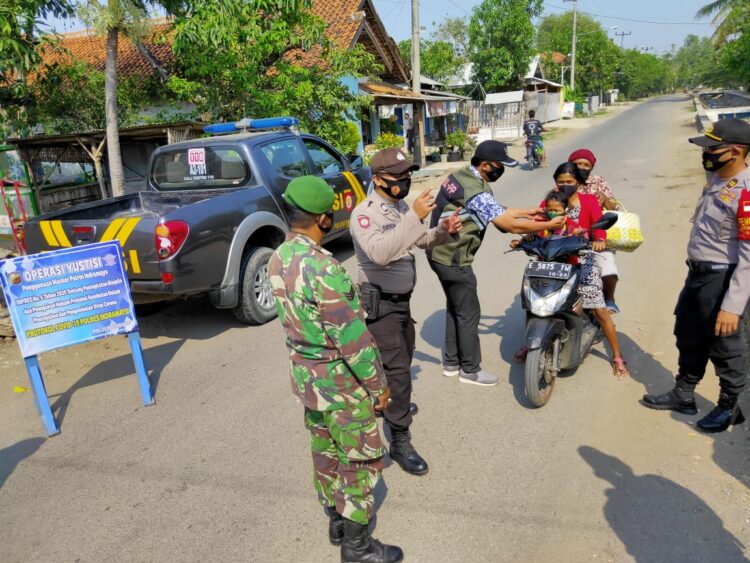 Muspika Sindang Gelar Operasi Yustisi Protokol Kesehatan Kapol Id