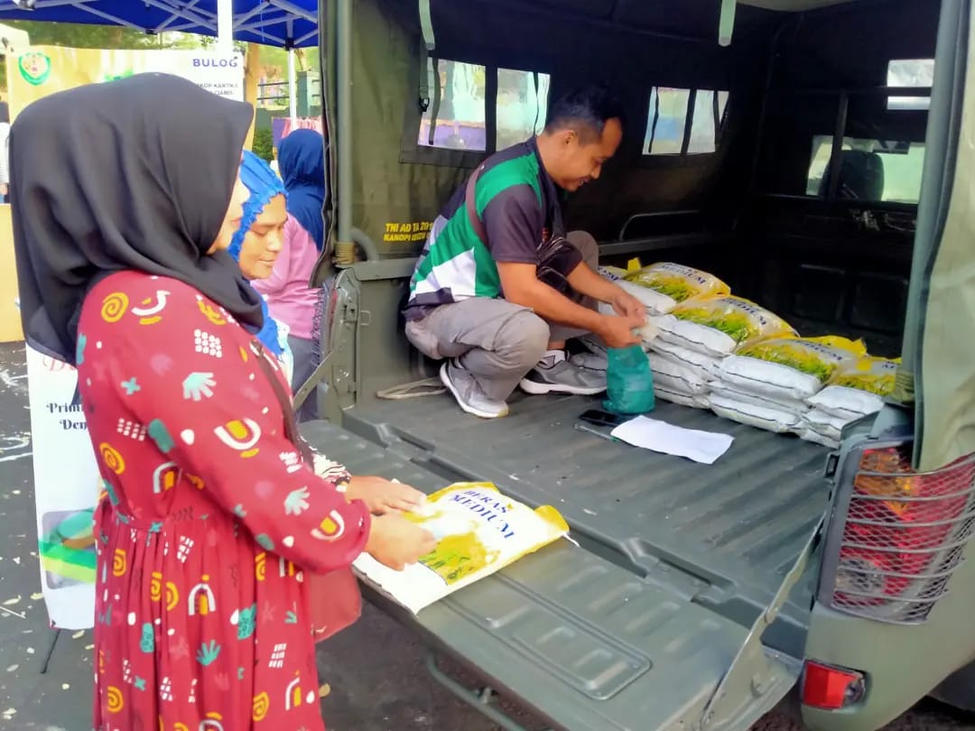 Beras Murah Kodim Ciamis Gelar Operasi Pasar Kapol Id