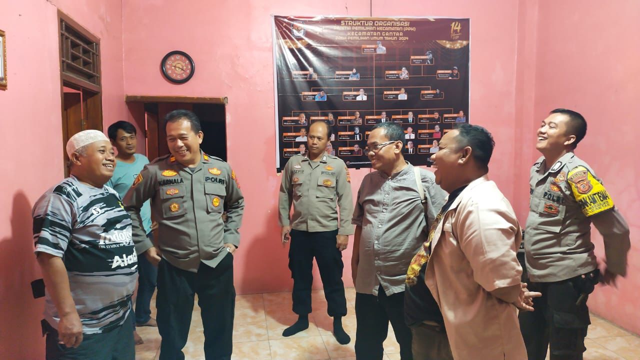 Jelang Pemilu Polisi Cek Gudang Logistik PPK Gantar KAPOL ID