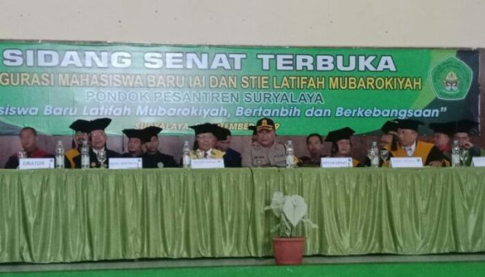 Kapolres Tasikmalaya Kota Orasi Ilmiah di Kampus Latifah Mubarokiyah