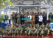 Prajurit Brigif Raider 13/Galuh Ziarah ke Situs Jambansari Ciamis