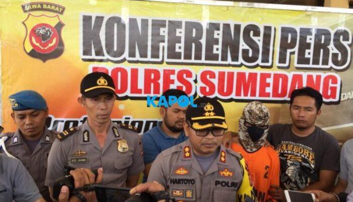 Polres Sumedang, Amankan Pemeran Pria Video Asusila 