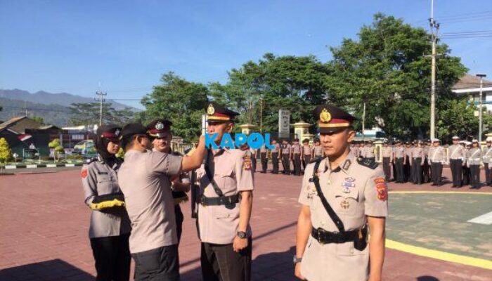 Sertijab, Kasat Reskrim Polres Sumedang