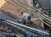 Terjangan Angin Kencang di Wanaraja Rusak Enam Rumah