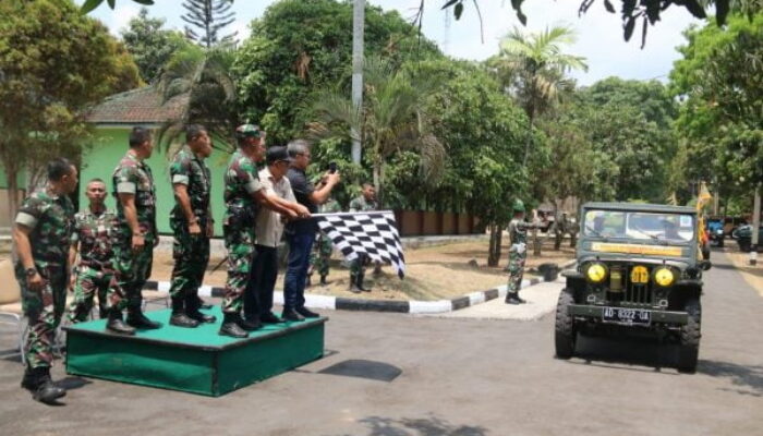 Danbrigif Raider 13/1 Kostrad Melepas Jambore Jeep ke Blitar