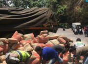 Dua Meninggal Dunia, Kecelakaan Truk Pengangkut Semen