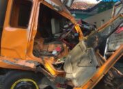 Tabrakan Beruntun di Jalan Lurus dan Menurun