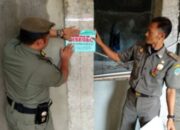 Lagi, Proyek Pemerintah Tak Kantongi IMB Disegel Satpol PP