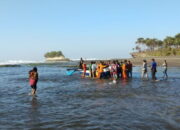 Tim SAR Gabungan, Temukan Korban Terseret Ombak di Pantai Pangandaran