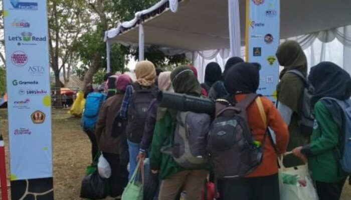 Ratusan Peserta Kemah Literasi FTBM Jabar Mulai Berdatangan