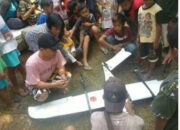 Heboh Pesawat tanpa Awak Nyangkut di Ciamis