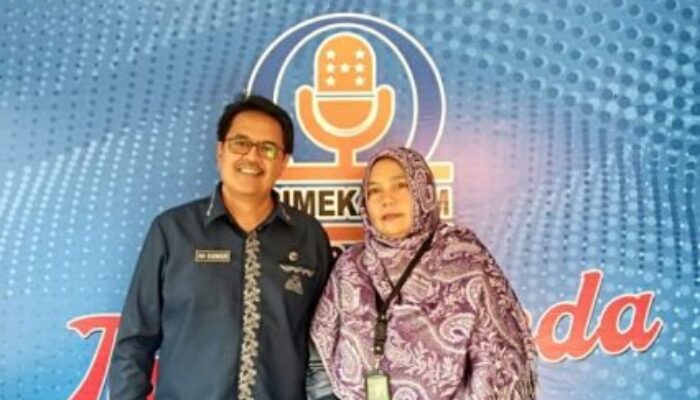 Radio Trimekar FM Disambangi Diskominfosandistik Sumedang, Sosialisasikan Bahaya Hoaks