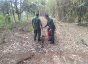 Pergeseran Tanah Ancam Keselamatan Warga, Koramil Cimanggung Lakukan Antisipasi Longsor