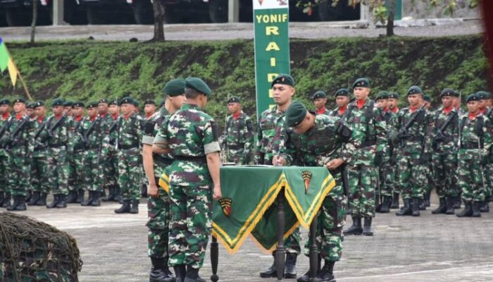 Jabatan Komandan Yonif 301 PKS, Diserahterimakan