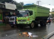 Penyeberang Jalan Tewas Terlindas Truk di Tanjungsari