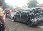 Tabrakan, Mobil Milik Pegawai Pemkab Sumedang Hancur