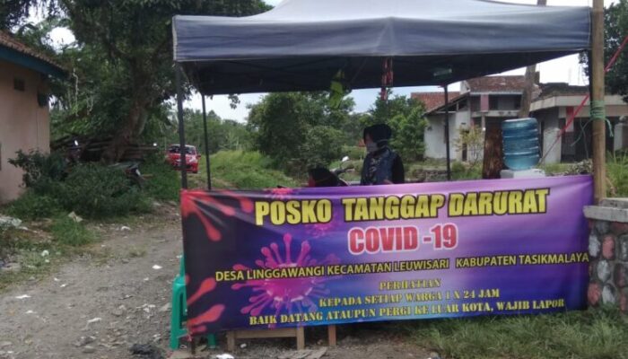 Buka Posko Tanggap Darurat Covid-19, Desa Linggawangi Data Lebih dari 37 Warga Pulang Kampung Sehari