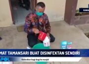 Camat Tamansari Buat Disinfektan Sendiri, Kelurahan Bagi-bagi ke Masjid