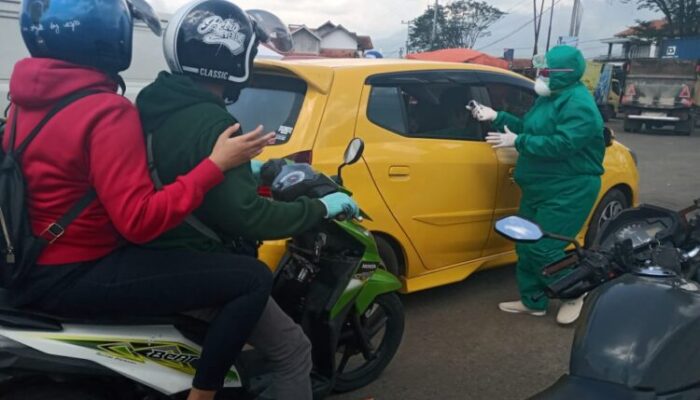 Antisipasi Covid-19, Enam Titik Perbatasan Wilayah Garut Dijaga Ketat