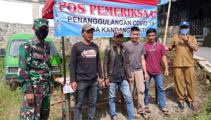 Warga Kandang Mukti, Antusias Lakukan Pencegahan Covid-19