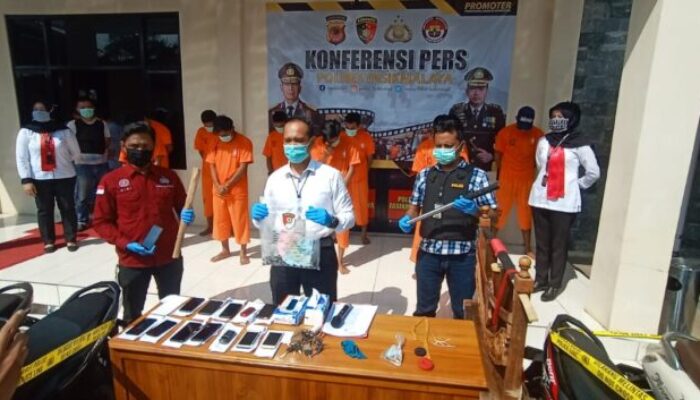 Belasan Pelaku Adu Muncang Diringkus Polres Tasik