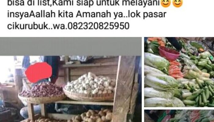 Pedagang Pasar Tradisional Priangan Timur Mulai Garap Pesanan Online