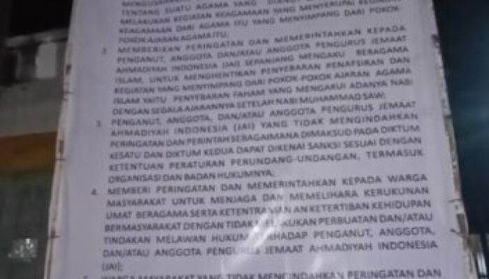 Polemik JAI di Kabupaten Tasik