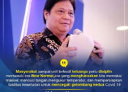 Airlangga: ‘New Normal’ Dilakukan Bertahap