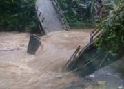 Hujan Deras Sungai Meluap, Jalan Terputus, Rumah dan Sawah Terendam