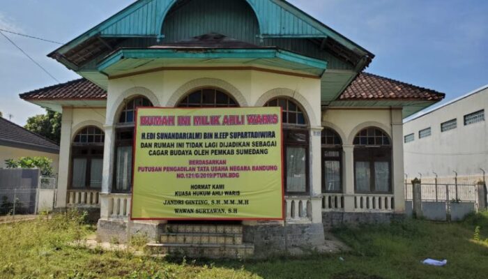 Penggugat Menang, Minta SK Bupati Soal Rumah Cagar Budaya Dicabut