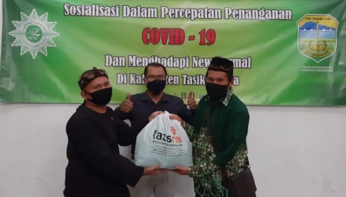 Kesbangpol dan PD Muhammadiyah Kabupaten Tasik, Bersinergi Distribusikan Sembako