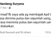 Marak Penipuan Online Bajak Akun FB dan WA