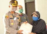 HUT ke-74 Bhayangkara, Polres Garut Bagikan 600 Paket Sembako