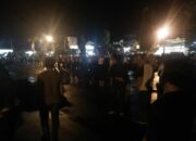 Sambil Patroli, Polisi Kirim Ratusan Sembako Untuk Korban Bencana Tasik