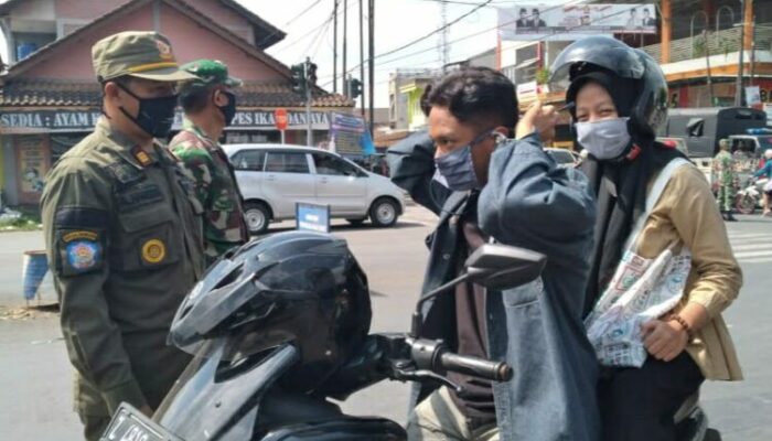 Belum Ada Payung Hukum, Gugus Tugas Belum Sanksi Warga Tasik tak Bermasker