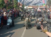 Rombongan RK Touring dan Bagikan Bansos Sekaligus Cek Covid-19 di Priangan Timur