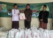 Di Ponpes Miftahul Huda 3, Ali Rasyid Bagikan Sembako