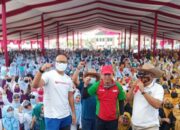 Emak-Emak Berkharisma Ikuti Senam Covid-19, Azies Puji Militansi dan Kreativitas