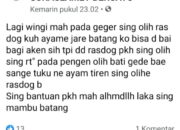 Daging Ayam Beraroma Tak Sedap, Pemanfaat BPNT Desa Sukaslamet Mengeluh