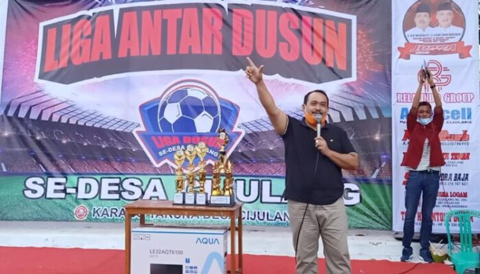 Barengkok Raih Juara Liga Dusun Cijulang Pangandaran
