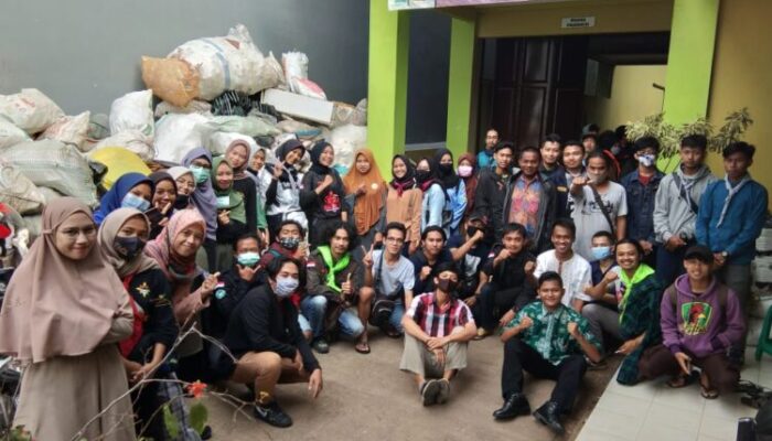 Sedikitnya 40 Organisasi Pemuda Bisik-bisik Rencana di Kantor Bank Sampah Ciamis