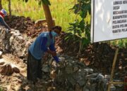 Dongkrak Produksi Pertanian, P3A Desa Lelea-Indramayu Bangun Irigasi