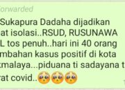 Beredar di Grup WA, GOR Sukapura Dijadikan Tempat Isolasi Pasien
