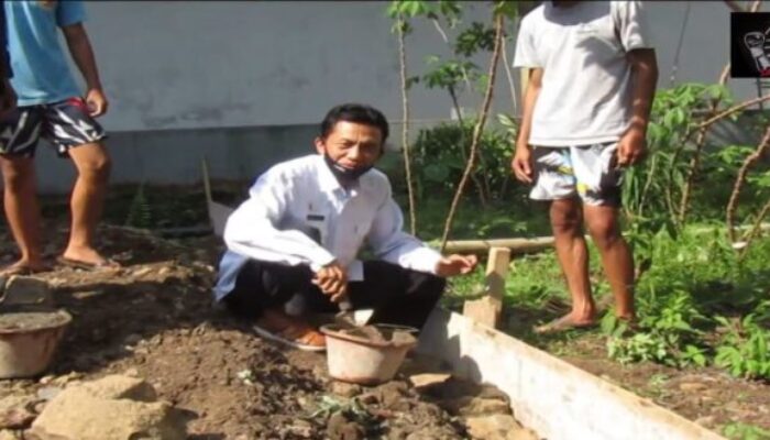 Satria Boxing Camp Purbaratu Mulai Dilirik, Ditandai Peletakan Batu Pertama Sasana