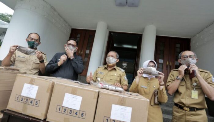 Pemkot Bandung Terima 200 Ribu Masker, dari Pemprov Jabar
