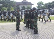 Yonif Raider 301/PKS, Simulasi Penanganan Aksi Unjuk Rasa