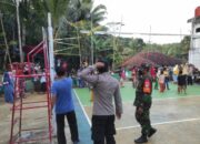 Polisi dan TNI Bubarkan Turnamen Bola Voli, Gegara Penontonnya Berkerumun tak Bermasker