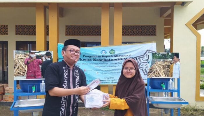 LP2M-PMP Unsil Salurkan Bantuan Alat Protokol Covid-19 ke Pondok Pesantren