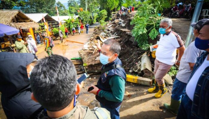 Longsor Sekemala, Dispangtan dan DPU Gerak Cepat