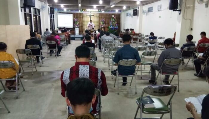 Satgas Covid-19 Kompak, Pantau Prokes Ibadah Natal di Bacip